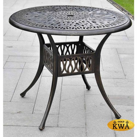 Круглый стол Harold 91 из литого алюминия