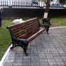 Скамейка парковая «Москва» (1,5 ангарская сосна)