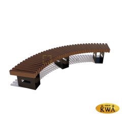 Садово-парковая скамейка «Сити» (лиственница, 43х90, 4713)