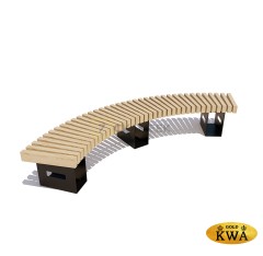 Садово-парковая скамейка «Сити» (лиственница, 43х90, 4713)