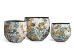 Кашпо TREEZ Effectory Savage Garden Чаша Wild в-23 см, д-23 см