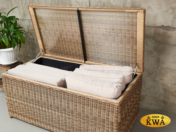 Набор из 2 бежевых  сундуков KARL (140 и 120 см)