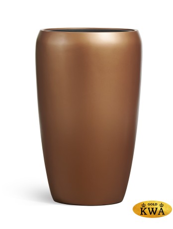 Кашпо TREEZ Effectory Metal Сусальное золото д-43 см, в-68 см