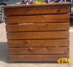 Кашпо уличное деревянное 83х43h83 см