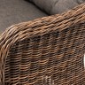 "Равенна" диван двухместный плетенный из ротанга, цвет соломенный