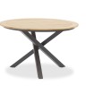 Timra Стол антрацит/натуральный, алюминий/тик