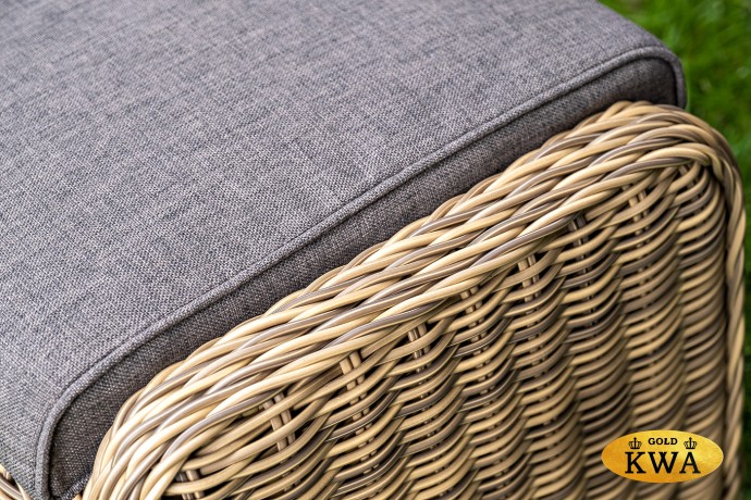 "Толедо" пуф плетеный, цвет соломенный