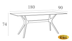 Стол пластиковый