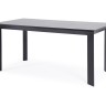 "Венето" обеденный стол из HPL 140х80см, цвет "серый гранит", каркас черный