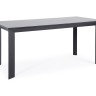 "Венето" обеденный стол из HPL 140х80см, цвет "серый гранит", каркас черный