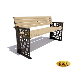 Скамейка «Барселона» (2,0 лиственница, 40х60)