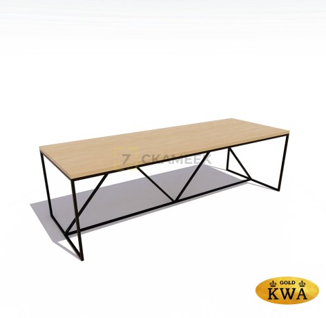 Стол «Трапеза» (брус бук)