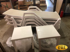 Кофейный стол ERBA слоновая кость