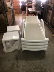 Кофейный стол ERBA слоновая кость