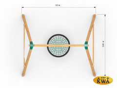 Качели дачные двойные