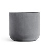 Кашпо TREEZ ERGO Just Цилиндр Светло-серый камень д-44 см, в-40 см