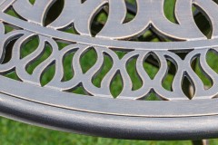 Обеденный комплект из литого алюминия WILHELM на 6 персон (овальный стол)