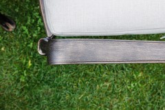 Обеденный комплект из литого алюминия WILHELM на 6 персон (овальный стол)