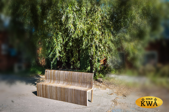 СКАМЬЯ параметрическая деревянная  ЛИНЕЙНАЯ BANCO LINE I светлая 100