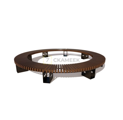 Садово-парковая скамейка «Сити» (лиственница,43х90,9425)