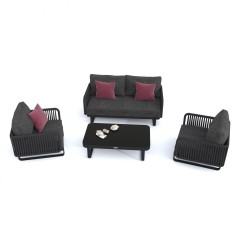 Лаунж зона БЕЛЛИСА с двухместным диваном - маренго