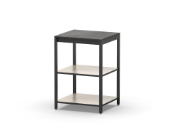 Стол разделочный Lounge B-07, 60 см, дуб сонома/черный мрамор