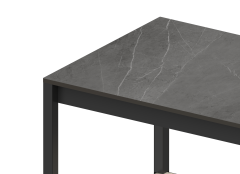 Стол разделочный Lounge B-07, 60 см, дуб сонома/черный мрамор
