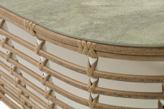 "Валенсия" журнальный столик из искусственного ротанга, цвет соломенный