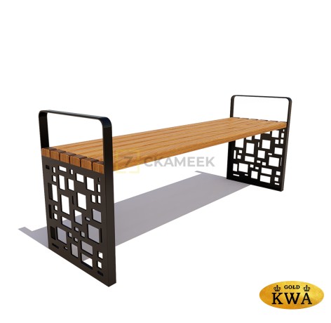 Скамейка «Барселона» без спинки (1,5 лиственница,40х60)