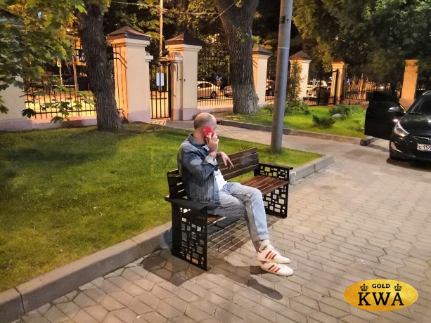 Скамейка «Барселона» (0,6 ангарская сосна, 40х60)