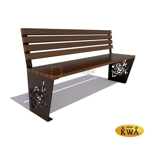 Скамейка «Роза» (1,8 ангарская сосна,40х60)