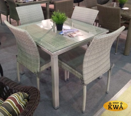 Комплект плетеной мебели T257C/Y380C-W85-90x90 Latte 4PCS