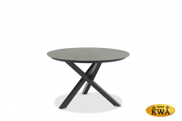 Timra AL-N Комплект обеденной мебели антрацит/натуральный, алюминий/тик