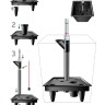 Система автополива для кашпо Treez Effectory - модель R-21 - 21х21 см 20/20