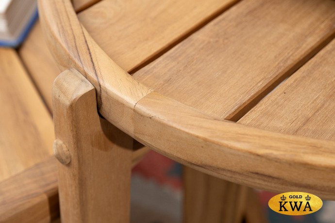 Боковой стол из тика ASPEN  Joygarden