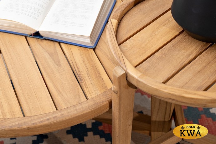 Боковой стол из тика ASPEN  Joygarden