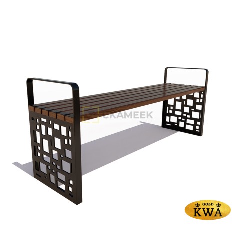 Скамейка «Барселона» без спинки (1,8 ангарская сосна,40х60)