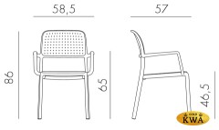 Кресло пластиковое
