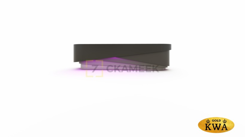 Скамейка «Градиент» с подсветкой (лиственница)