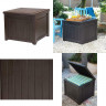 Квадратный сундук под дерево CUBE WOOD 208L
