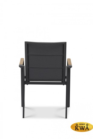 Timra AL-P Комплект обеденной мебели антрацит/черный, алюминий/спеченный камень