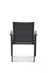 Timra AL-P Комплект обеденной мебели антрацит/черный, алюминий/спеченный камень