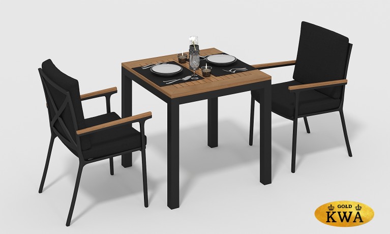 BELLA обеденная группа 80 карбон