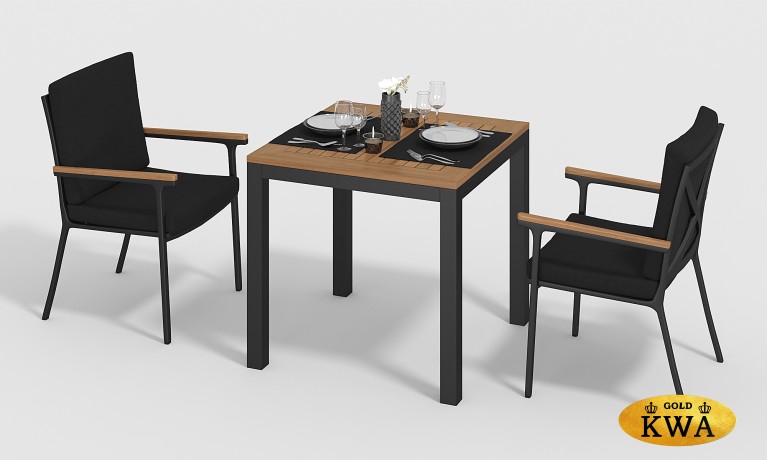 BELLA обеденная группа 80 карбон