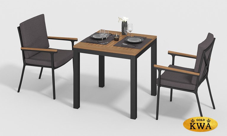 BELLA обеденная группа 80 карбон