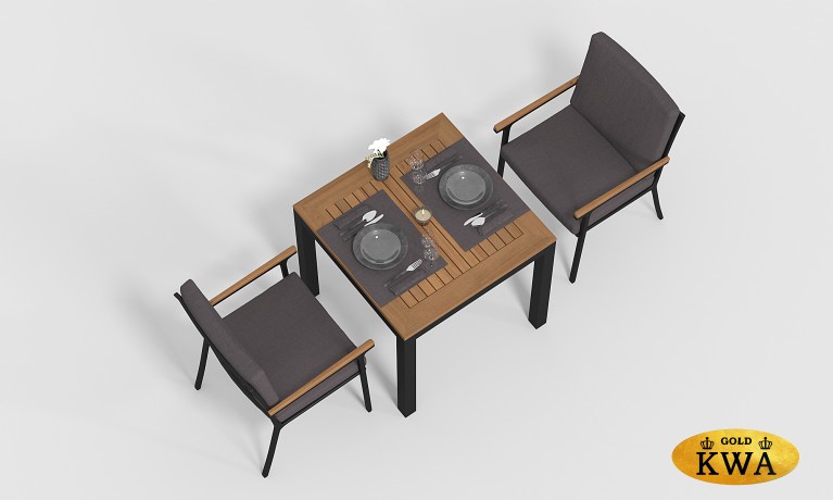 BELLA обеденная группа 80 карбон