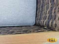 Обеденный комплект AMELIA коричневого цвета на 4 персоны