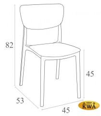 Стул пластиковый