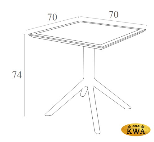 Стол пластиковый