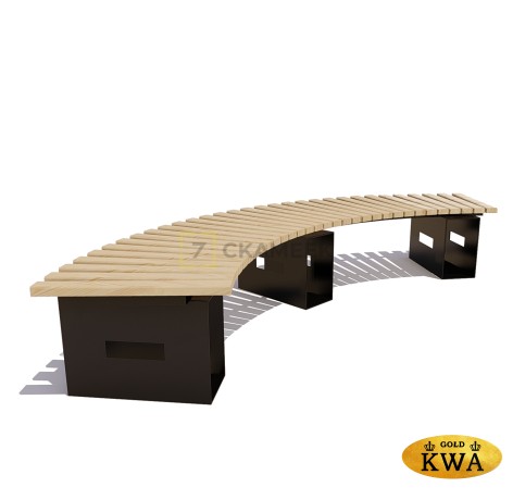 Садово-парковая скамейка «Сити» (ангарская сосна,30х60, 2357)